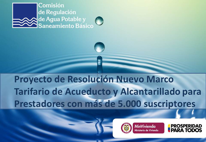 Comisión de regulación de agua potable y saneamiento básico