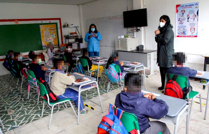 Visita Viceministra de Educación a centro educativo municipal