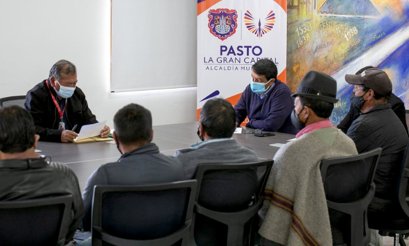 Mesa de concertación y diálogo con líderes comunales del corregimiento de Santa Bárbara