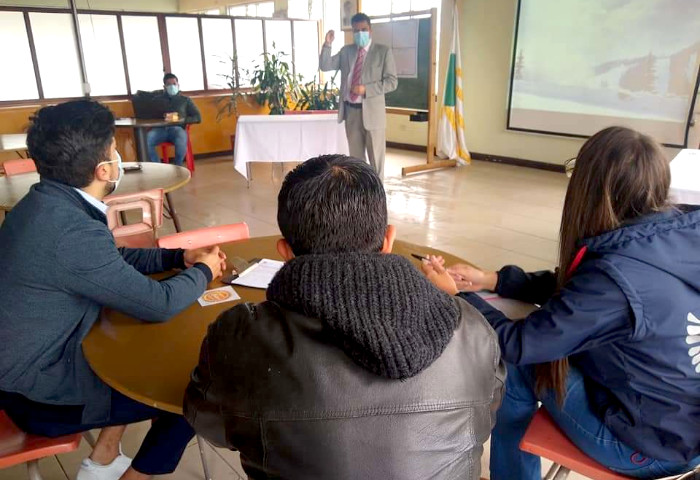 Reunión política pública uso de la bicicleta