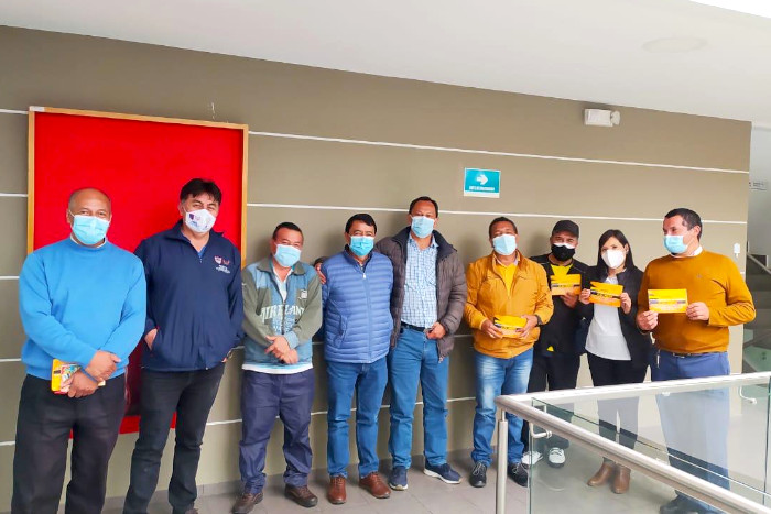 Reunión con gremio de taxistas