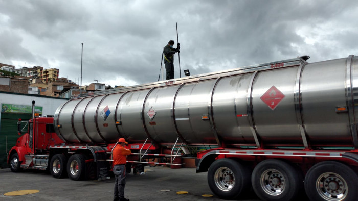 Carro tanque de combustible