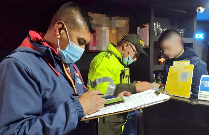 Realización actividades de seguridad en establecimiento nocturno