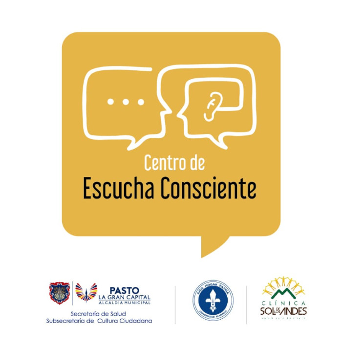 Pieza gráfica centro de escucha consciente