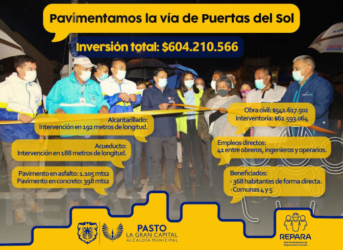 Entrega pavimentación Puertas del Sol