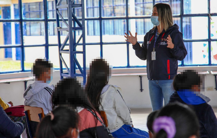 Jornada de sensibilización para prevenir el trabajo infantil en la vereda el campanero del corregimiento de Catambuco