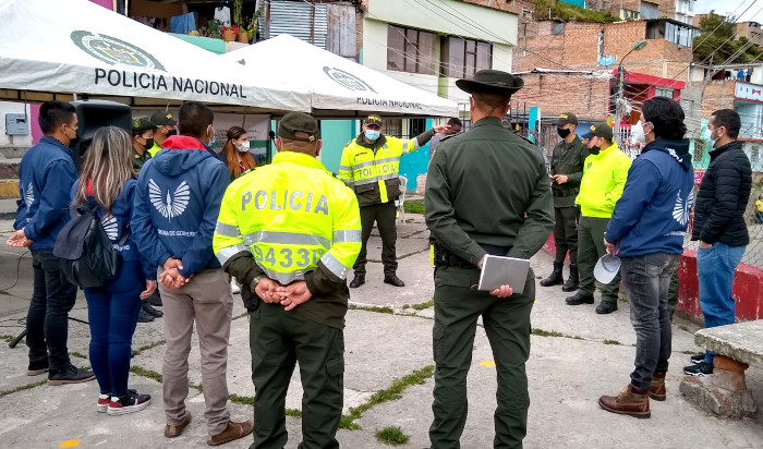 Comando situacional en el barrio Belén