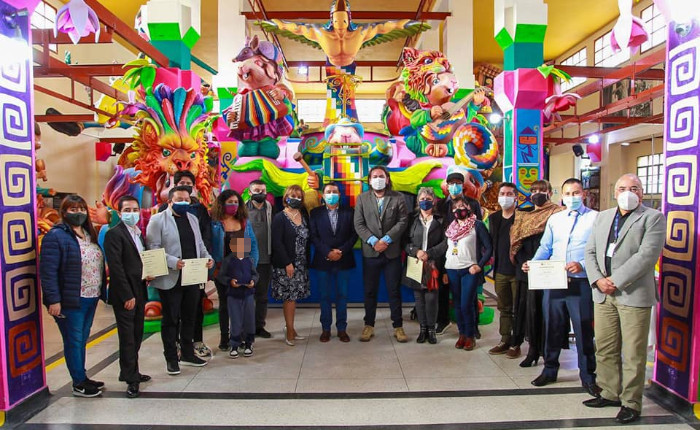 Fotografía de grupo instalación Consejo Municipal de Cultura