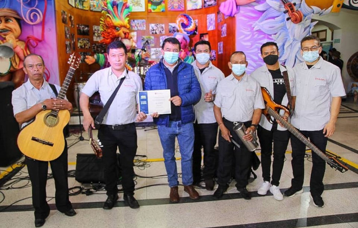 Alcalde en Encuentro de Música Campesina