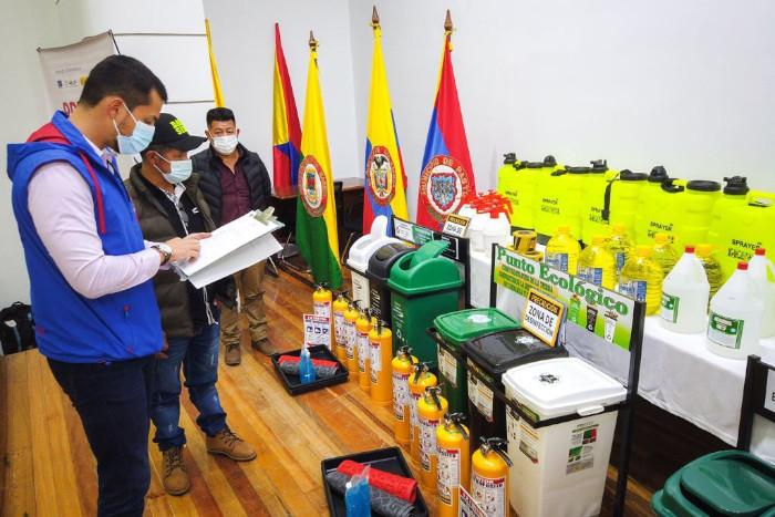 Entrega de elementos bioseguridad