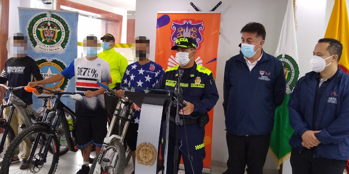 Entrega informe recuperación de bicicletas de alta gama