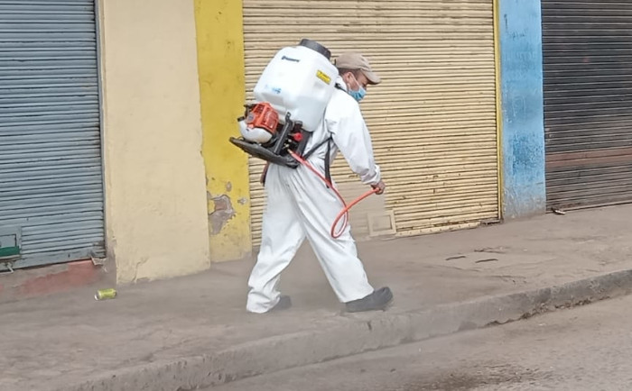 Fumigación en plazas de mercado