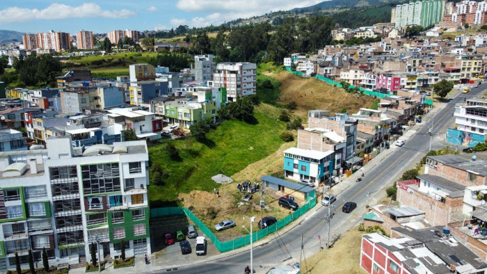 Terrero para nuevo parque en la ciudad de Pasto