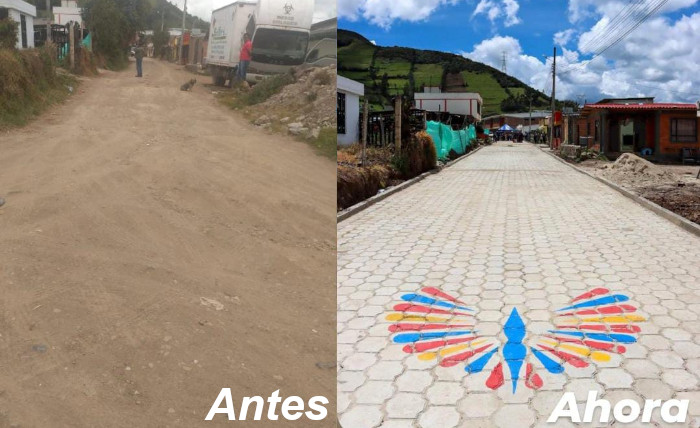 Puesta en funcionamiento de vía pavimentada en San Fernando