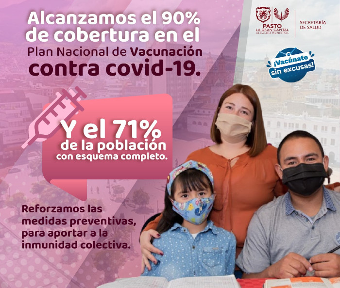 71% de la población con esquema completo de vacunación