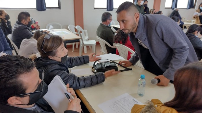 Socialización de la estrategia 'Voto Estudiantil', un proceso de formación para docentes realizado entre la Secretaría de Educación y la Fundación Civix de Canadá.