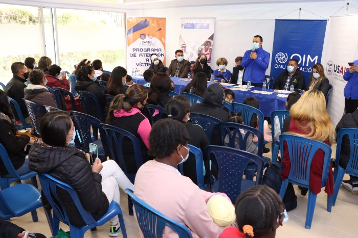 Entrega de la ludoteca en el Centro Regional de Atención y Reparación a las Víctimas (CRAV), por parte de la Alcaldía de Pasto, USAID, OIM y la Unidad Nacional para la Atención y Reparación de las Víctimas.