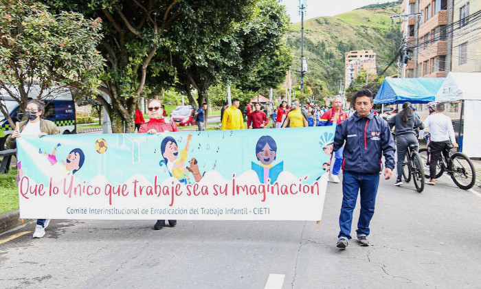 Conmemoración día contra el trabajo infantíl