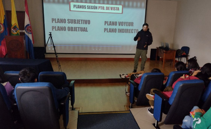 Participación en escuela de cine con apoyo de la Alcaldía de Pasto