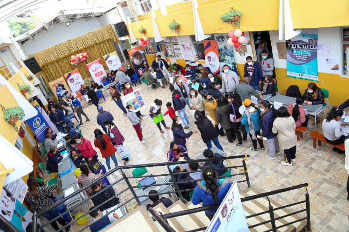 Feria de descentralización de servicios, 'Secretaría de Bienestar Social Más Cerca de Ti', desarrollada. en el corregimiento de Jamondino.