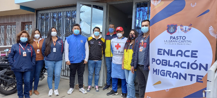 Apertura del nuevo punto de atención a población migrante venezolana en tránsito por parte de la Alcaldía de Pasto y la Cooperación Internacional.