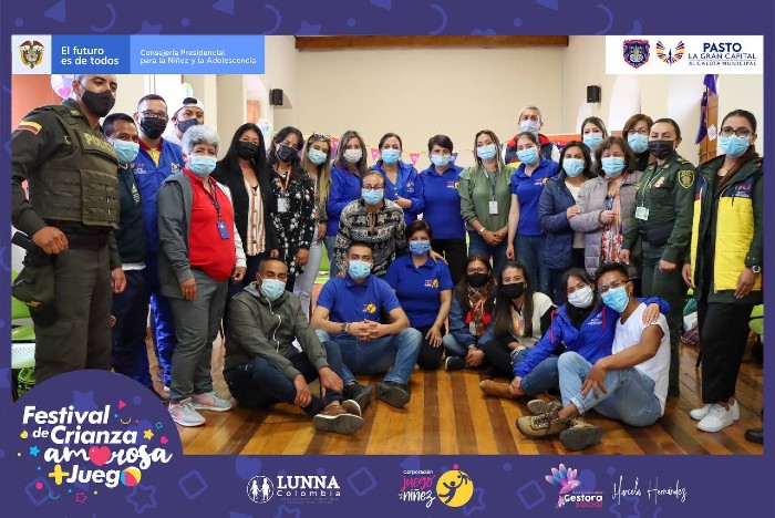 Se prepara el Municipio de Pasto para el Festival de la Crianza Amorosa + Juego 2022, estrategia homenaje para conmemorar el Día de la Niñez en abril.