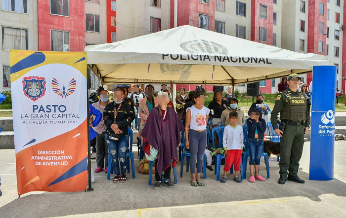 Comunidad de las urbanizaciones torres de San Luis y San Sebastián, Alcaldía de Pasto conmemoró Día Nacional de los Derechos Humanos
