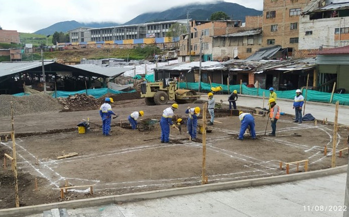 Avance obras mercado El Potrerillo