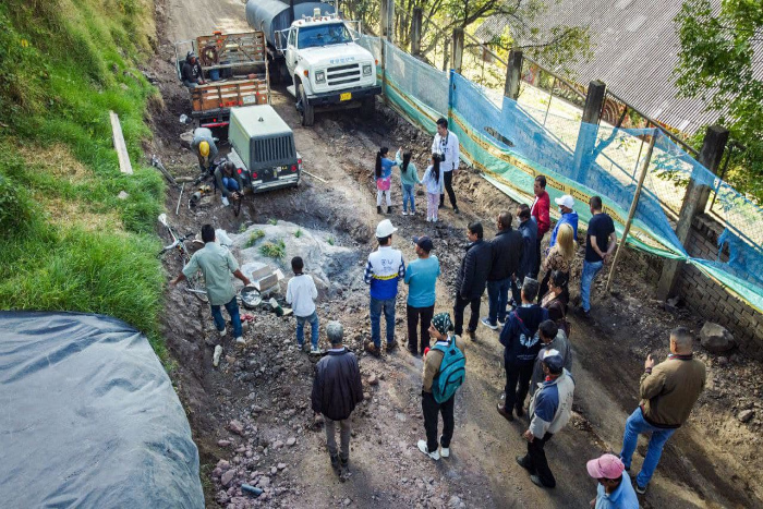 obras de pavimentación y adoquinamiento  