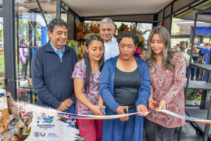 apertura a la plazoleta Jardín Los Dos Puentes