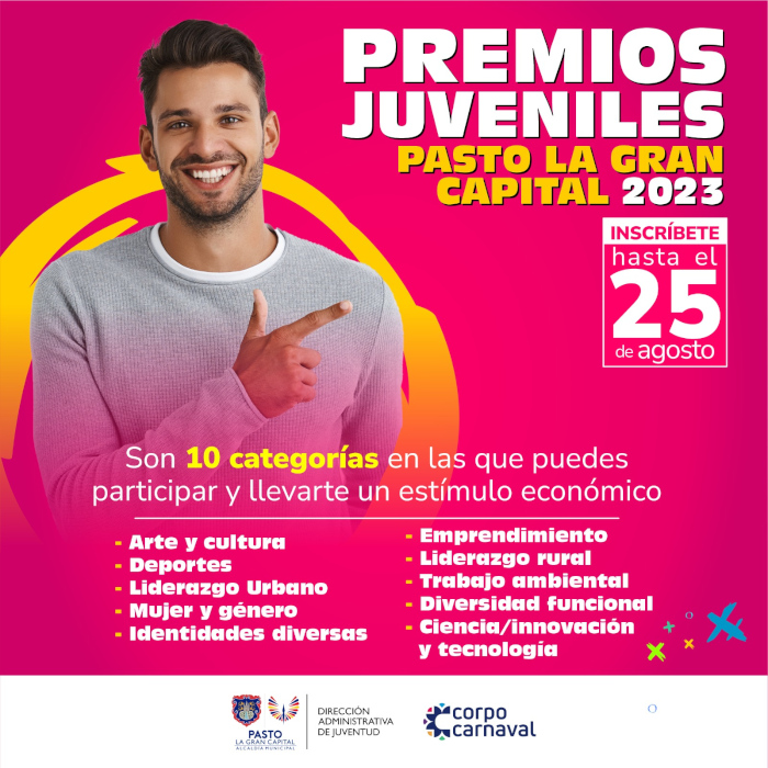 apertura a las inscripciones para los Premios Juveniles 2023