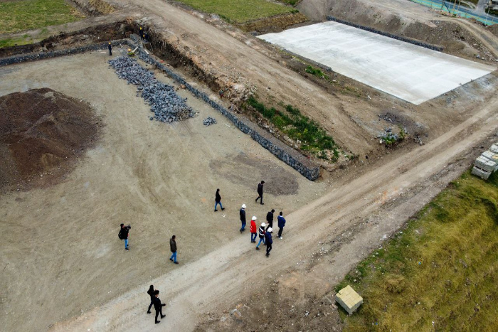 avances en la construcción del parque Zarcillejo