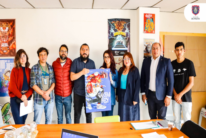 La Guanguera Azulada como el afiche oficial de la versión XVI del festival Galeras Rock