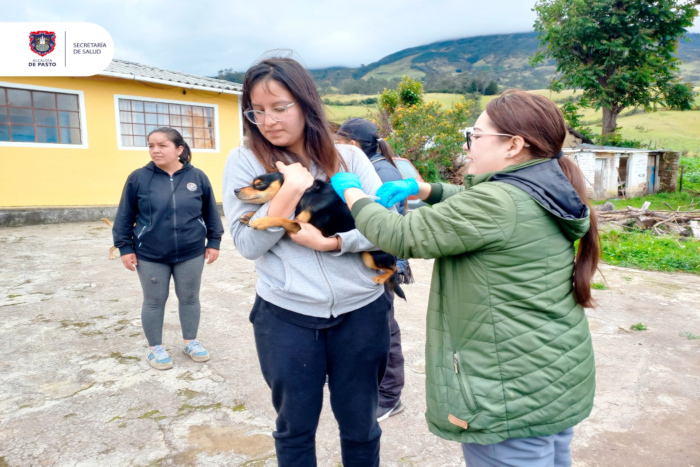 Secretaría de Salud lidera jornadas de vacunación antirrábica gratuita a domicilio para perros y gatos
