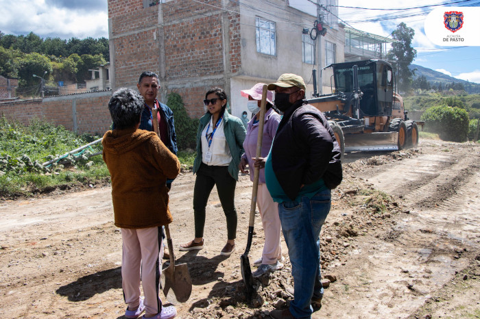 Visita mejoramiento de vías corregimiento de Jongovito
