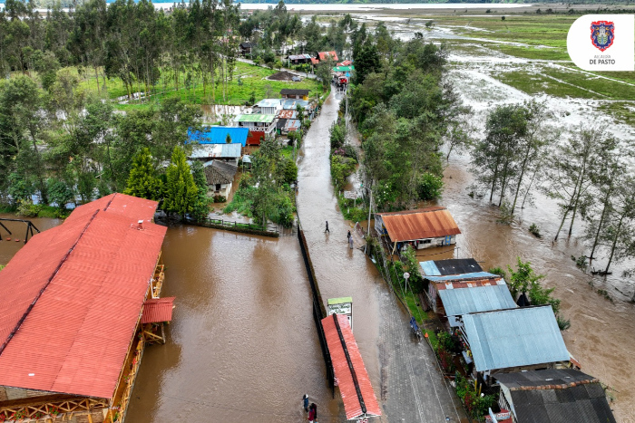 emergencia por fuertes lluvias en el corregimiento de El Encano