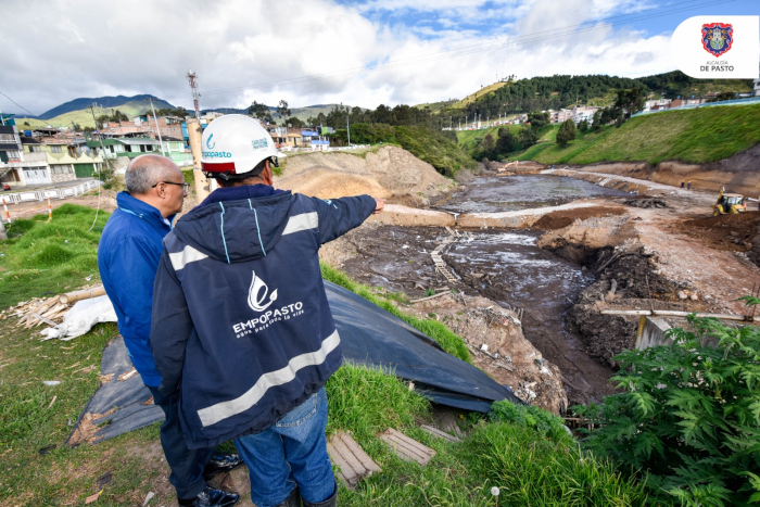 restablecimiento del servicio de agua en seis barrios del suroriente de Pasto