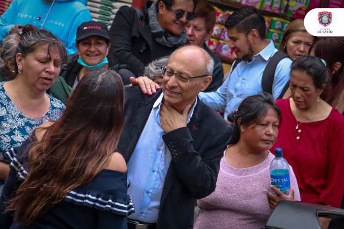 Alcalde de Pasto, Nicolás Toro, visita el Centro Comercial Bomboná 