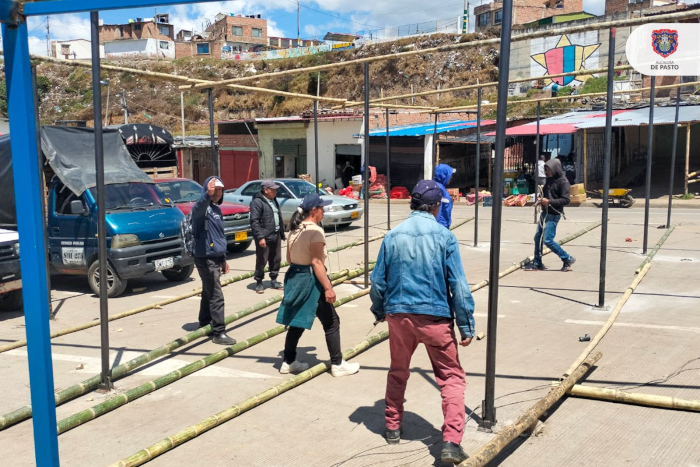Alcaldía de Pasto estableció zonas comerciales dentro del mercado El Potrerillo para los productores rurales