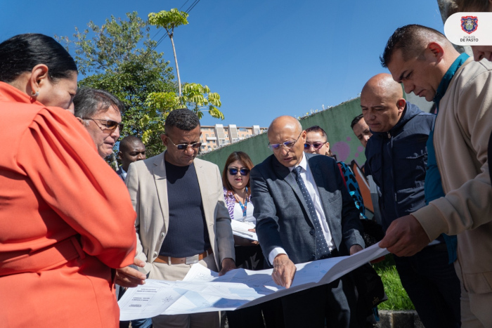 Alcalde Nicolás Toro realizó una visita técnica al coliseo Sergio Antonio Ruano, Banco de la República y sector de Cresemillas para fortalecer procesos culturales y deportivos en Pasto