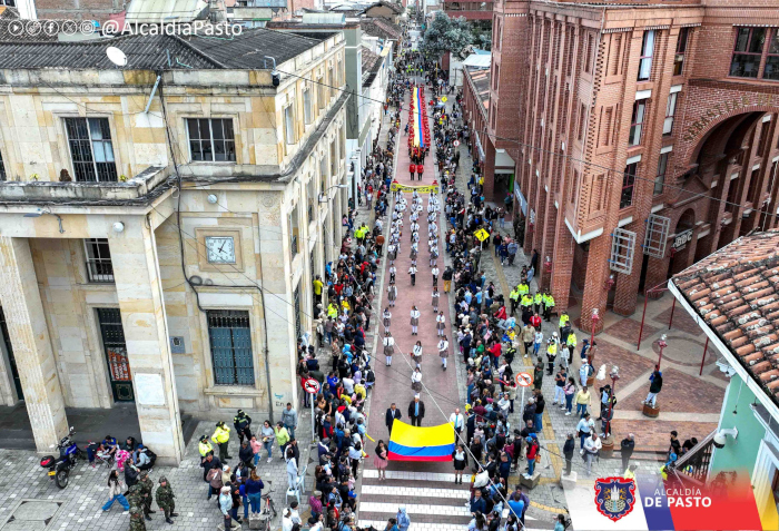 Con orgullo y emotividad, Pasto conmemoró el Día de la Independencia de Colombia
