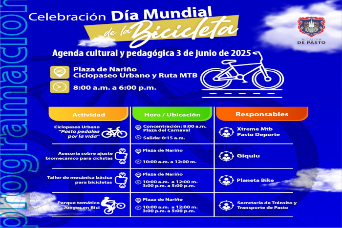 Secretaría de Tránsito y Transporte y colectivos ciudadanos de movilidad invitan a la conmemoración del Día Mundial de la Bicicleta