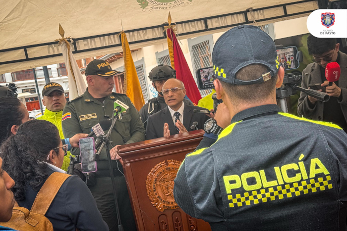 Alcalde Nicolás Toro y Policía Metropolitana presentaron resultados operativos y de control en Pasto