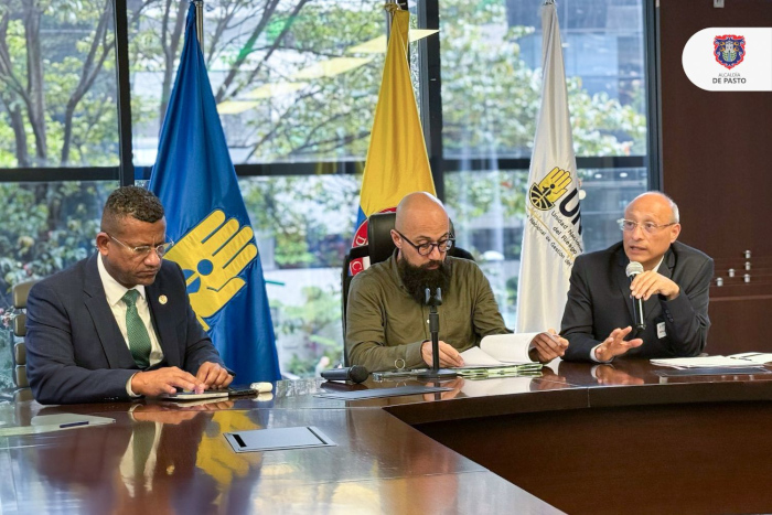 En reunión con la Ungrd, alcalde Nicolás Toro gestionó recursos económicos para la atención de la emergencia climática en Pasto