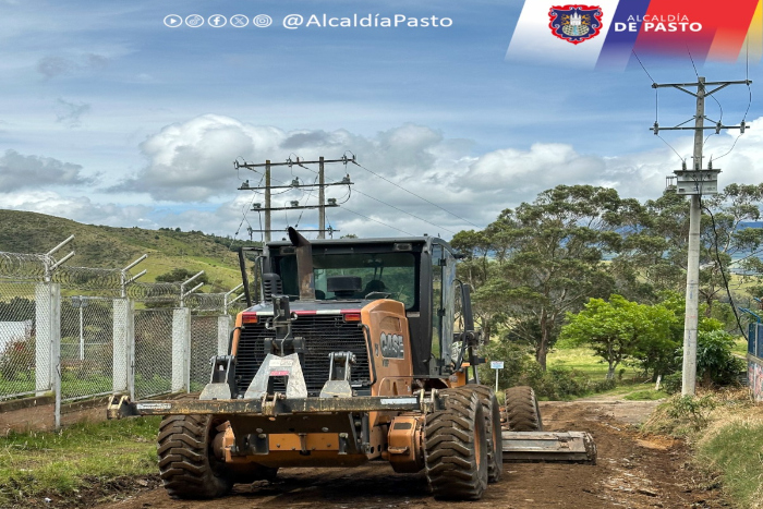 Alcaldía de Pasto avanza con mantenimiento vial en el corregimiento de Jamondino