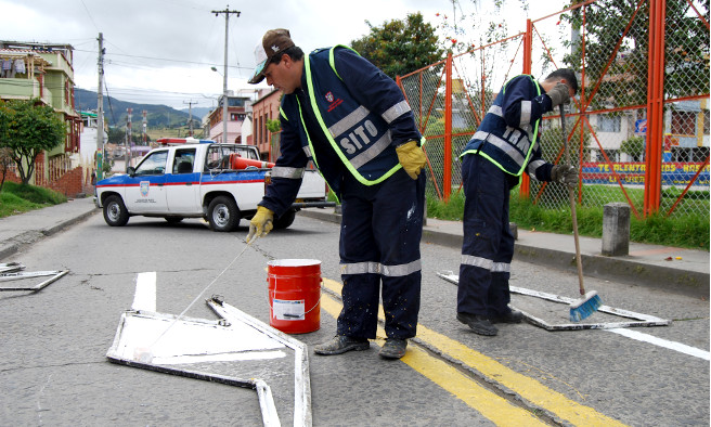 Demarcación vías - Pasto 2013
