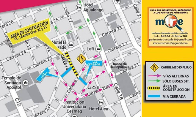 Plan manejo de tránsito calle 16 - Pasto 2013