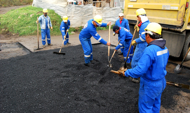 Avance obras reparcheo - Pasto 2013