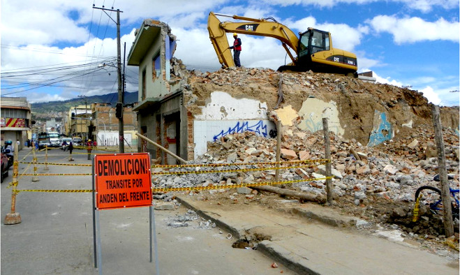 Demolición los tres reyes - Pasto 2013