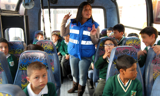 Capacitación niños tránsito - Pasto 2013